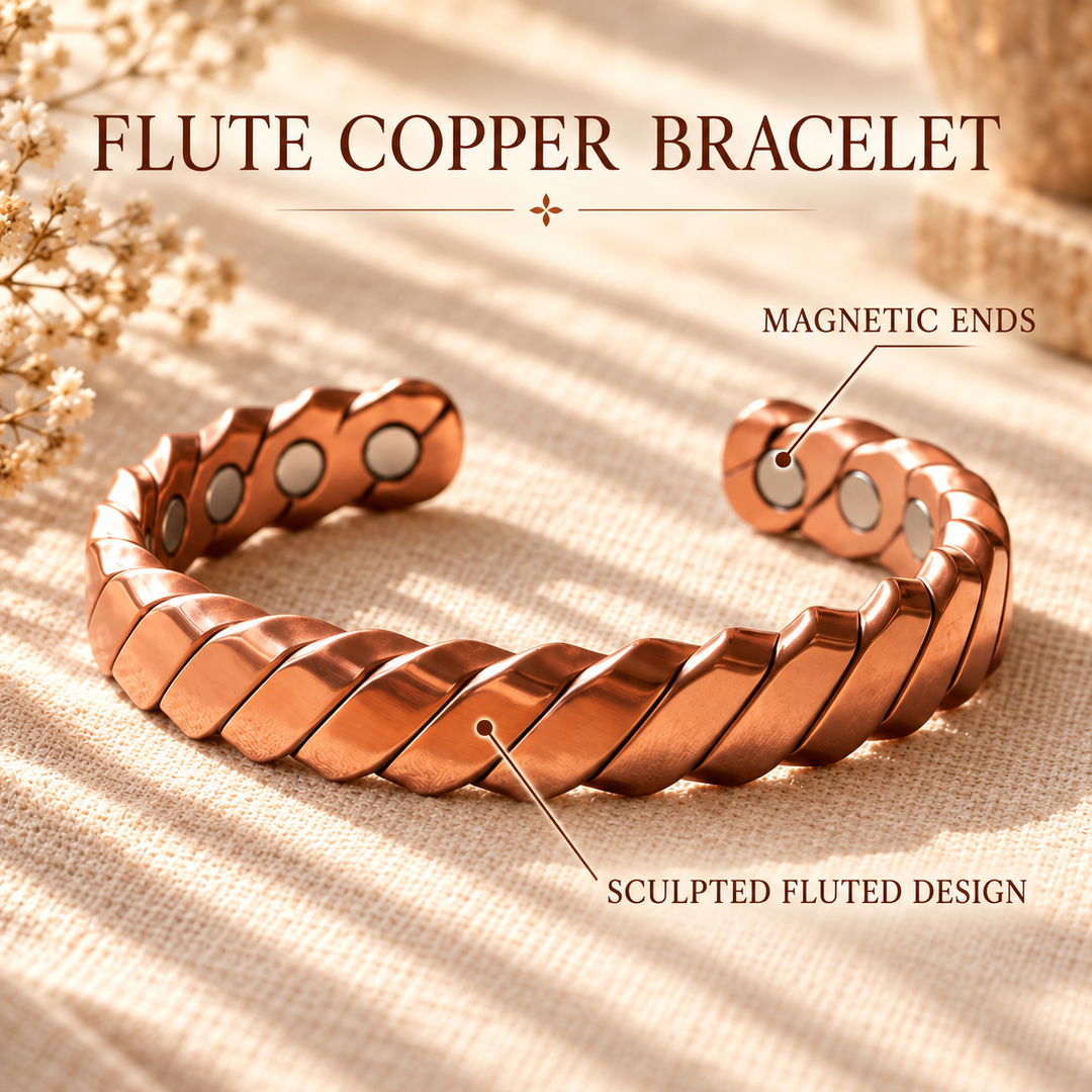Patricia's Flute Copper Bracelet