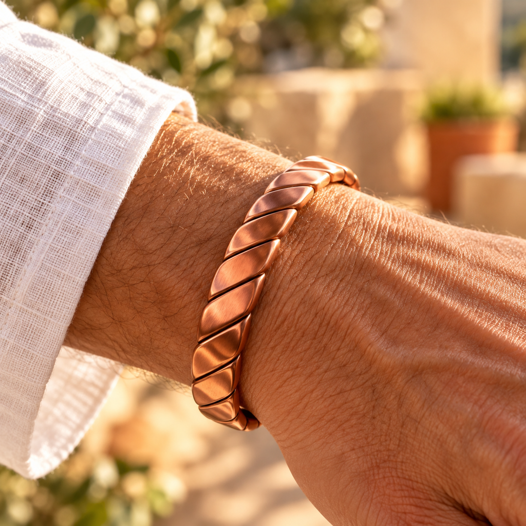 Patricia's Flute Copper Bracelet