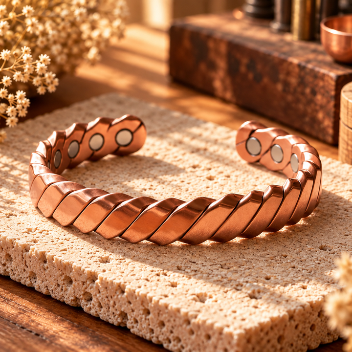 Patricia's Flute Copper Bracelet