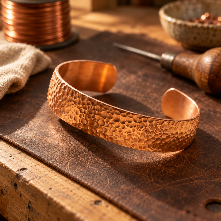 Patricia's Pock Copper Bracelet