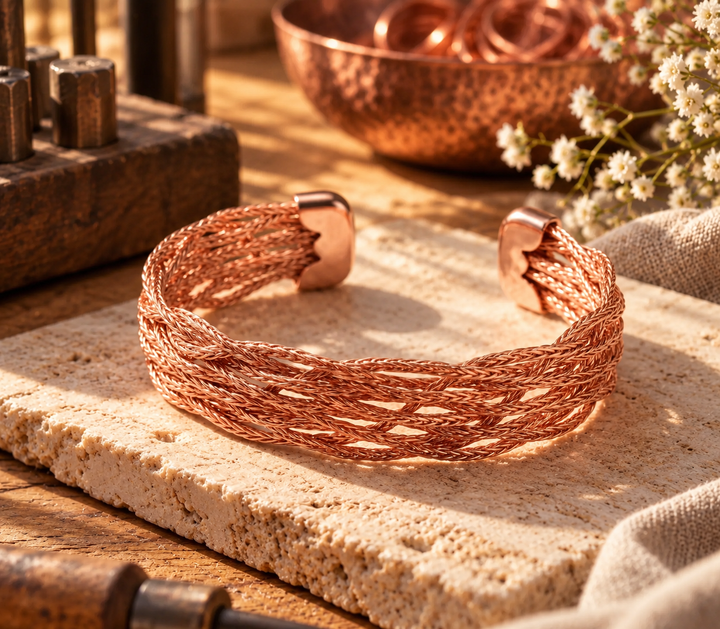 Patricia's Drift Copper Bracelet