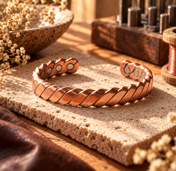 Patricia's Flute Copper Bracelet