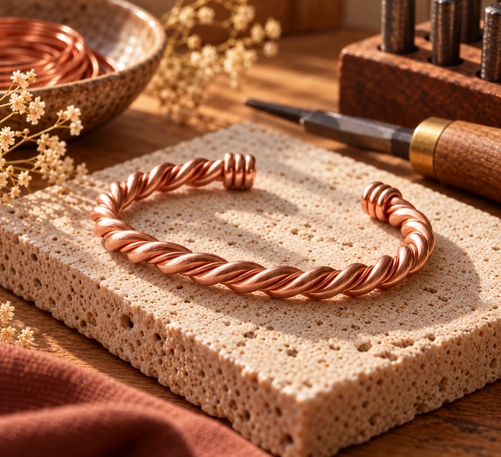 Patricia's Hawser Copper Bracelet