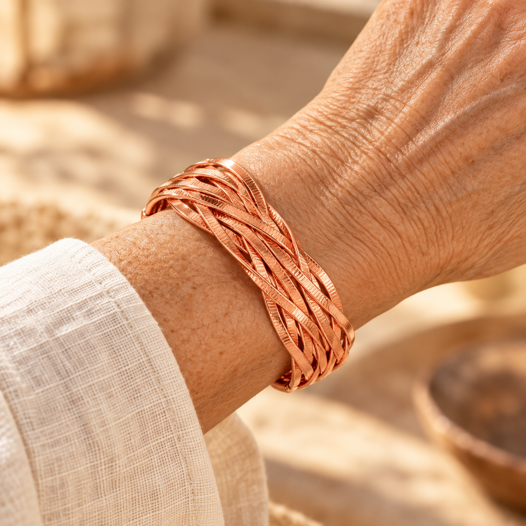 Patricia's Wisp Copper Bracelet