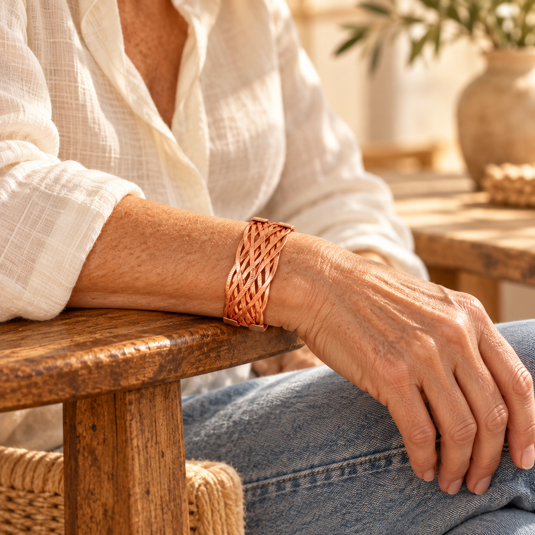 Patricia's Wisp Copper Bracelet