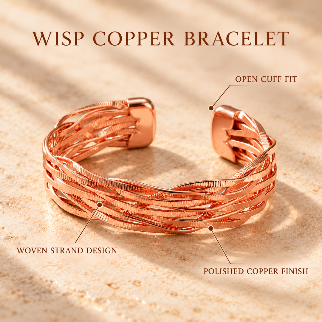 Patricia's Wisp Copper Bracelet