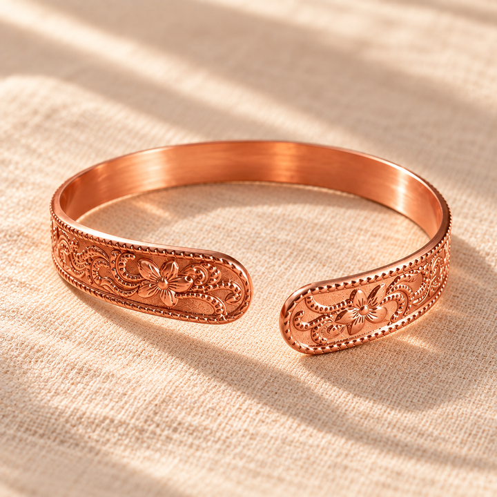 Patricia's Motif Copper Bracelet