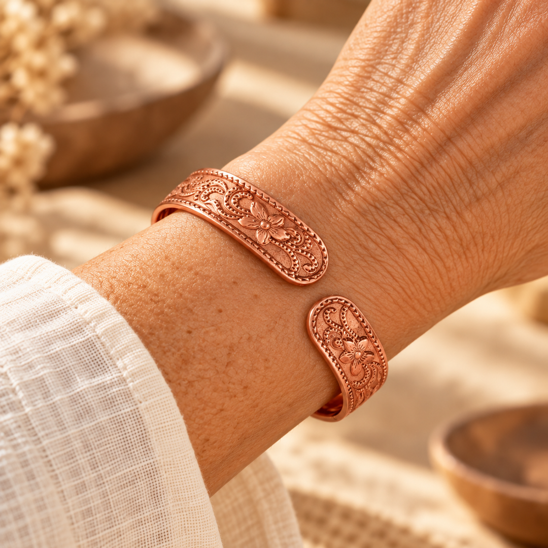 Patricia's Motif Copper Bracelet