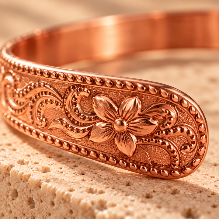 Patricia's Motif Copper Bracelet