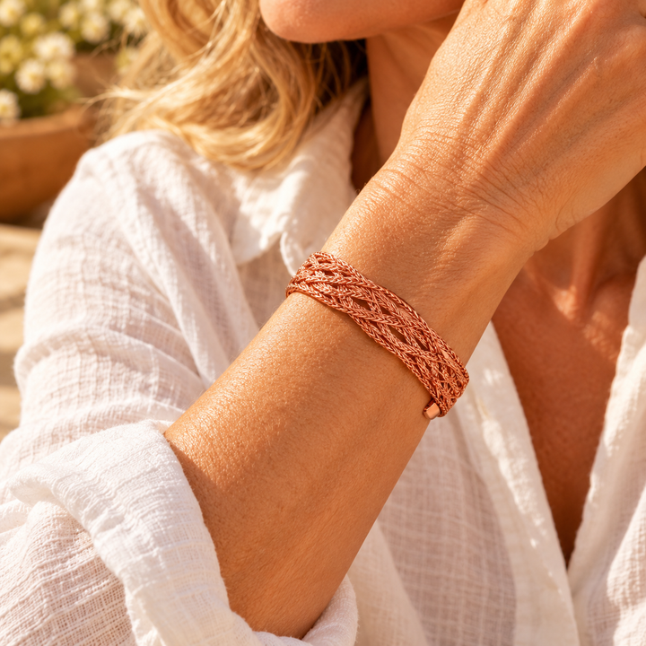 Patricia's Drift Copper Bracelet