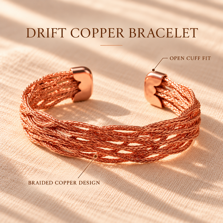 Patricia's Drift Copper Bracelet