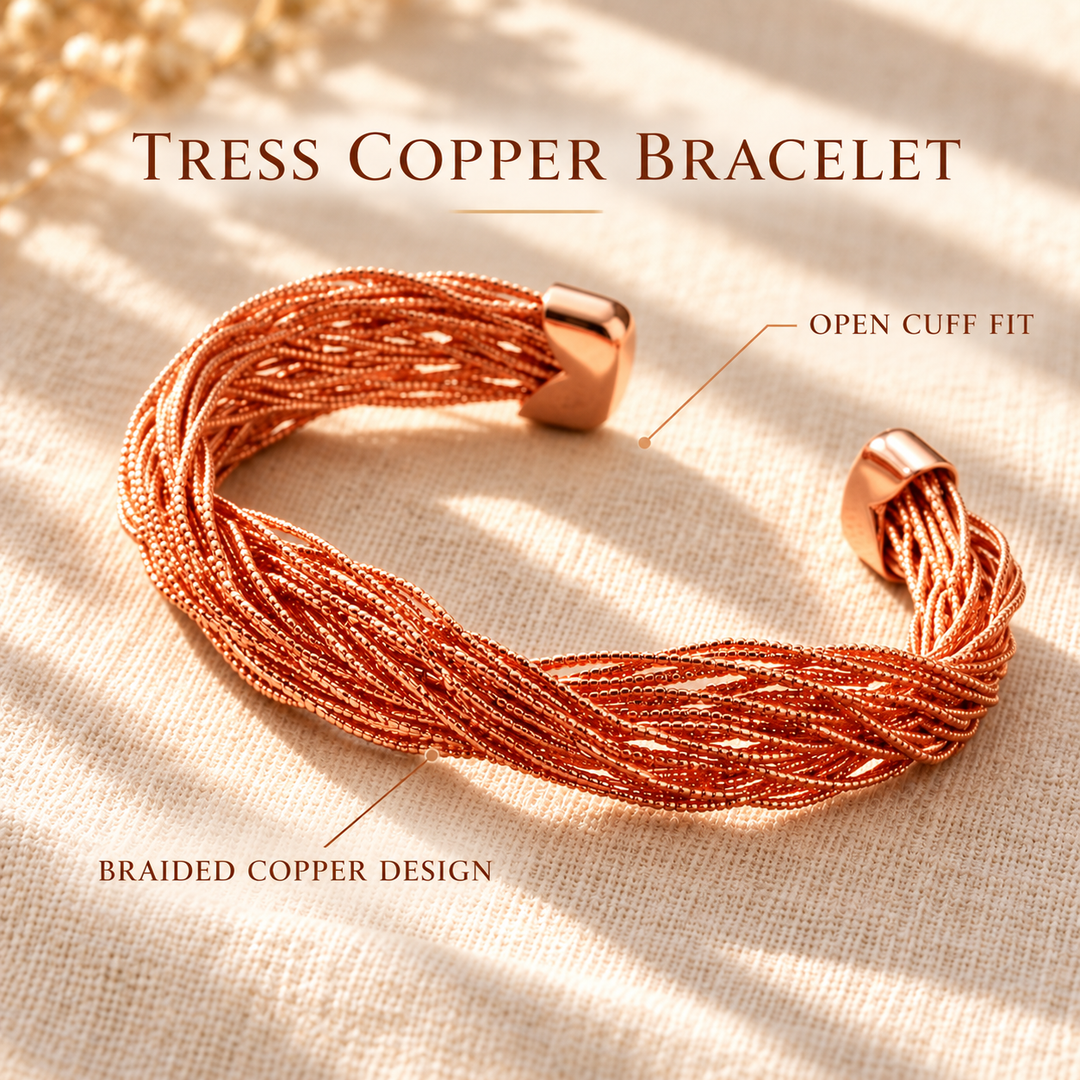 Patricia's Tress Copper Bracelet