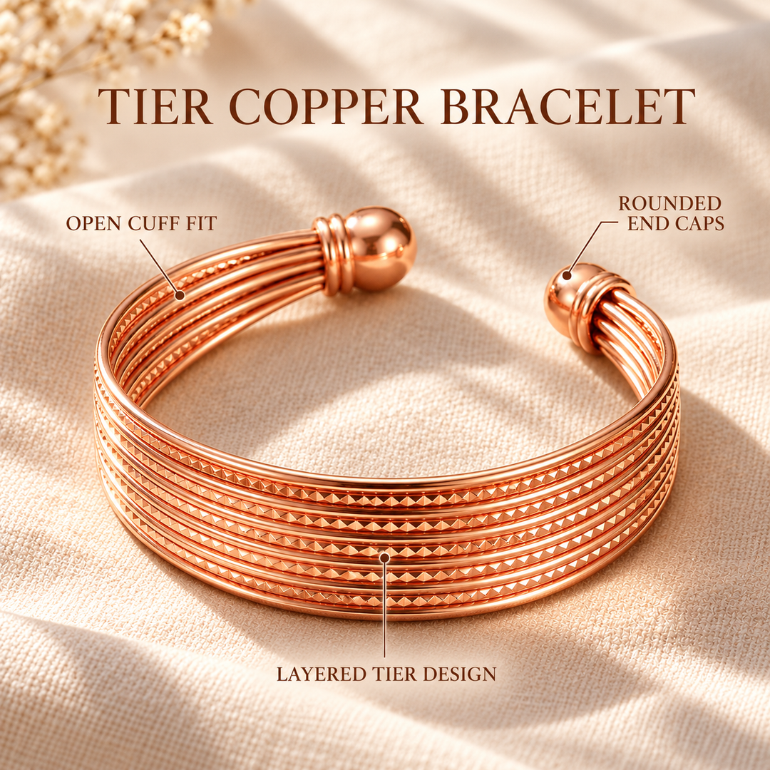Patricia's Tier Copper Bracelet