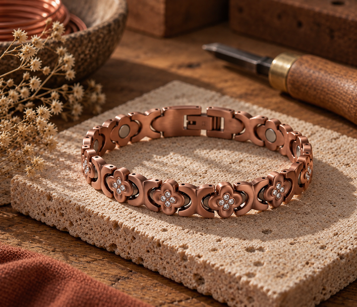 Patricia's Clover Copper Bracelet