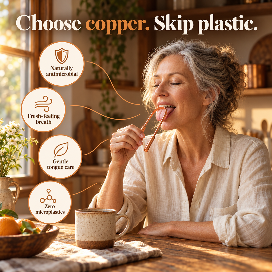 Pure Copper Tongue Scrape