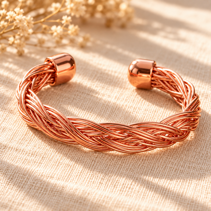 Patricia's Weft Copper Bracelet
