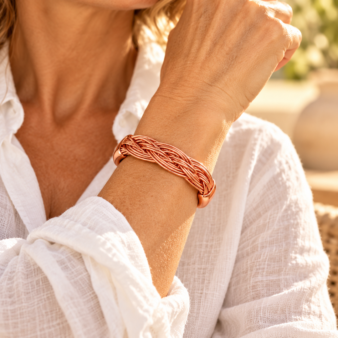 Patricia's Weft Copper Bracelet