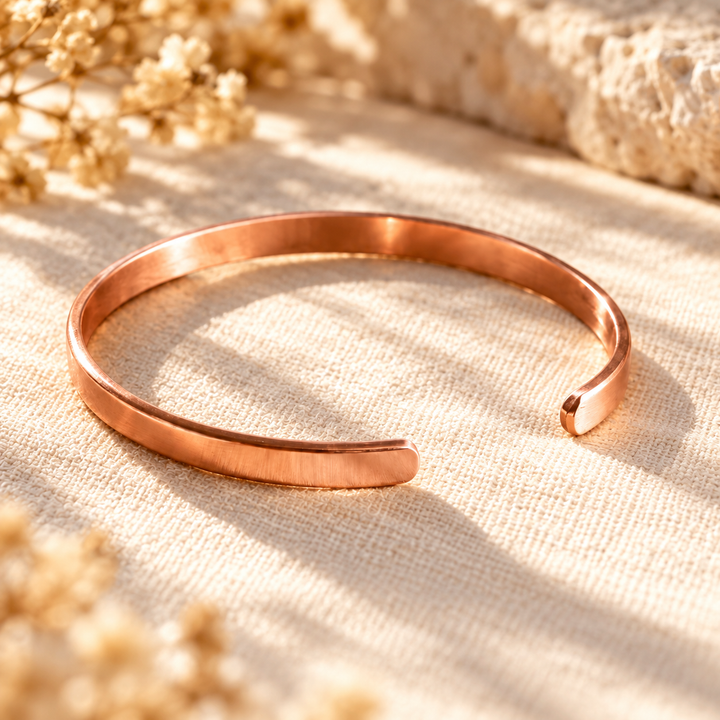 Patricia's Buff Copper Bracelet