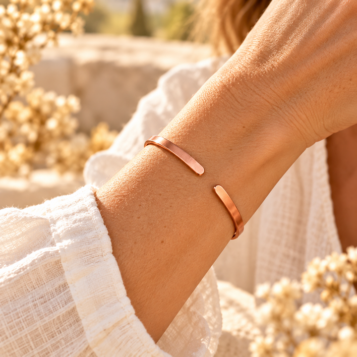 Patricia's Buff Copper Bracelet
