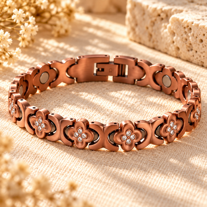 Patricia's Clover Copper Bracelet