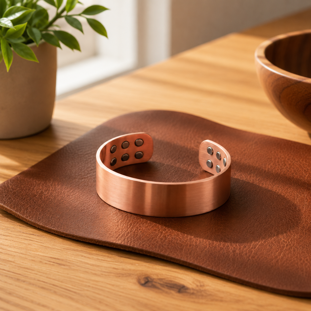 Patricia's Anvil Copper Bracelet.
