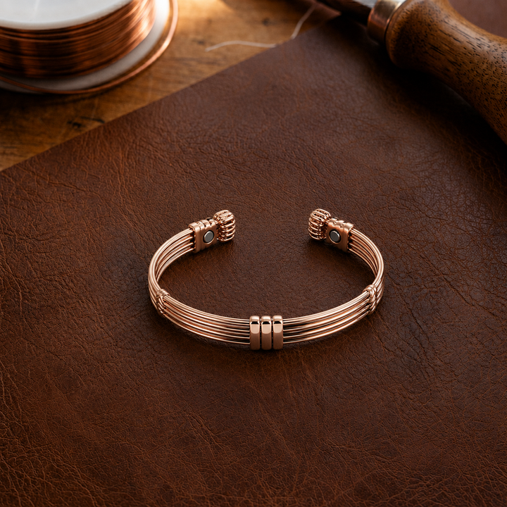 Patricia's Cord Copper Bracelet