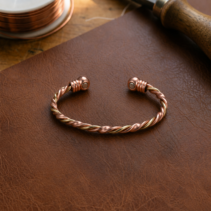 Patricia's Twine Copper Bracelet