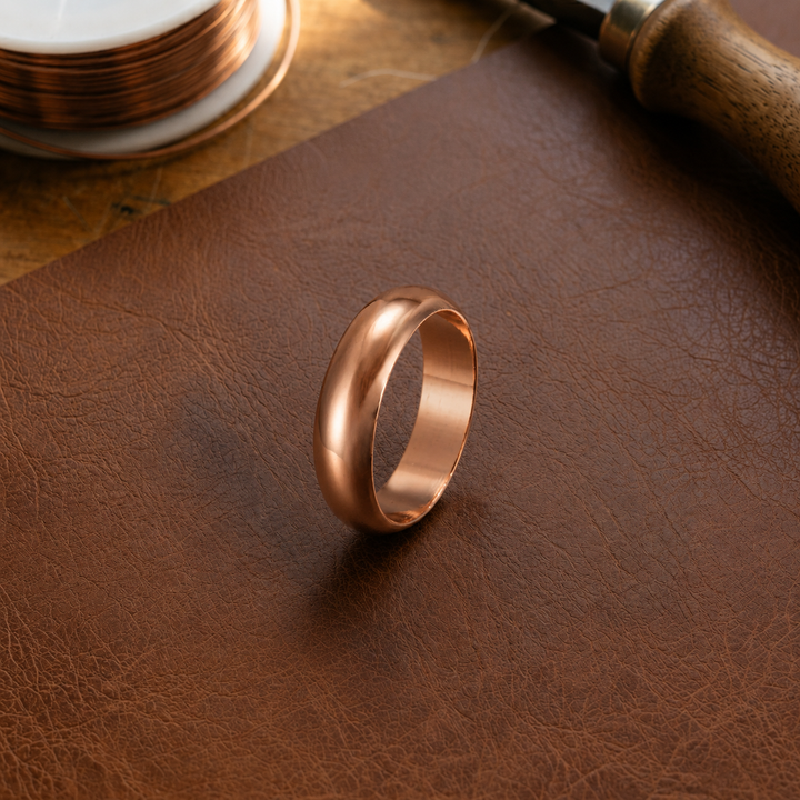Patricia's Plain Copper Ring
