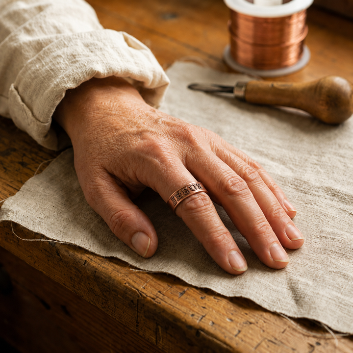 Patricia's Grace Copper Ring