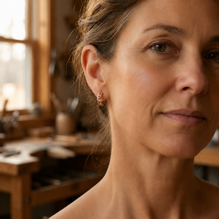 Patricia's Spike Copper Earrings