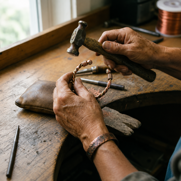 Patricia's Twine Copper Bracelet