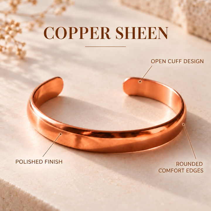 Patricia's Sheen Copper Bracelet