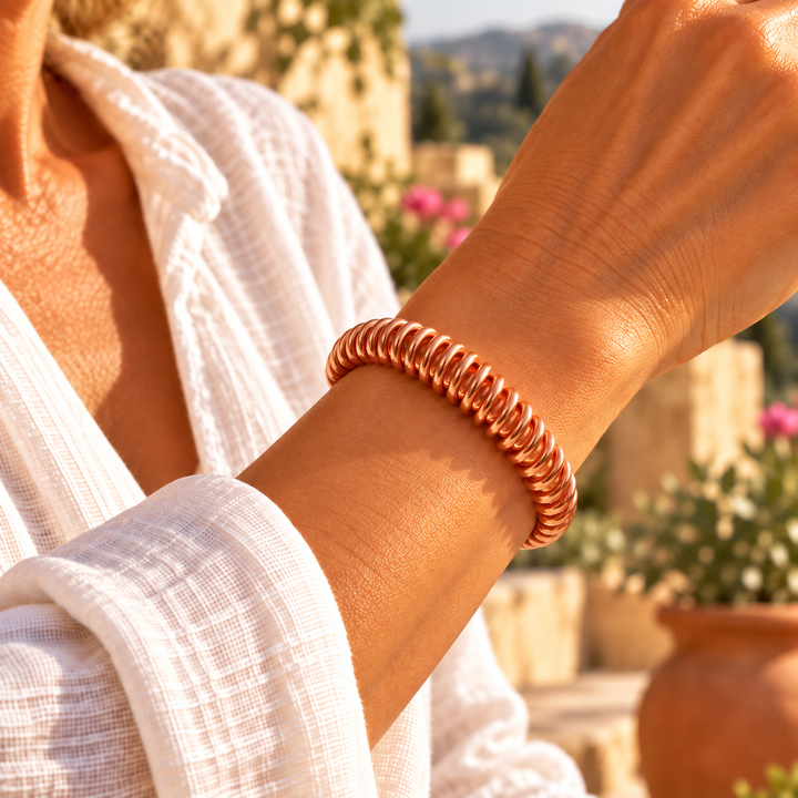 Patricia's Rung Copper Bracelet