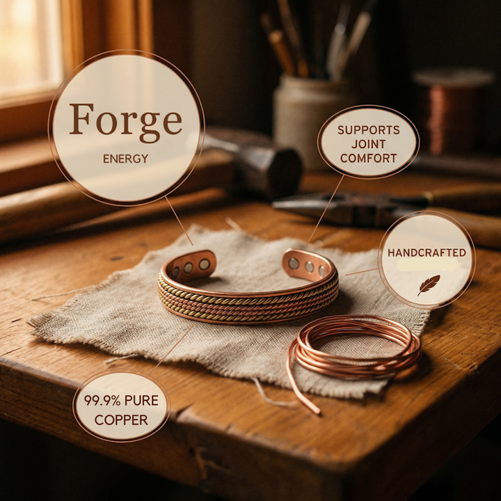 Patricia's Forge Copper Bracelet