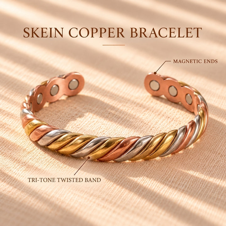 Patricia's Skein Copper Bracelet