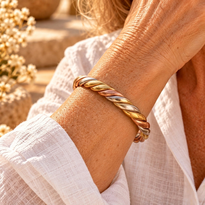 Patricia's Skein Copper Bracelet
