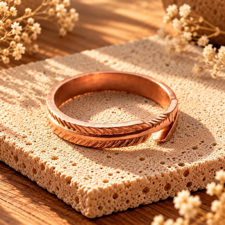 Patricia's Quill Copper Ring