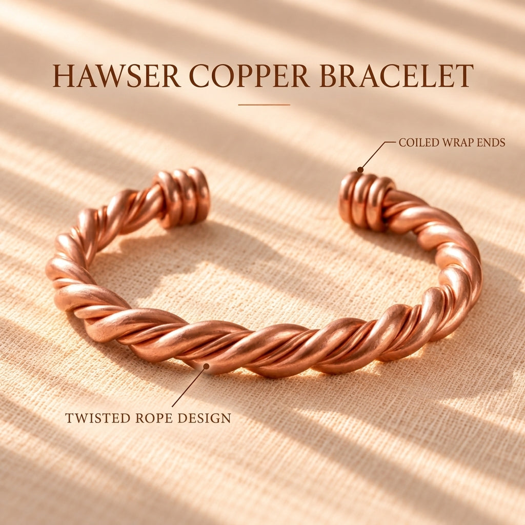 Patricia's Hawser Copper Bracelet