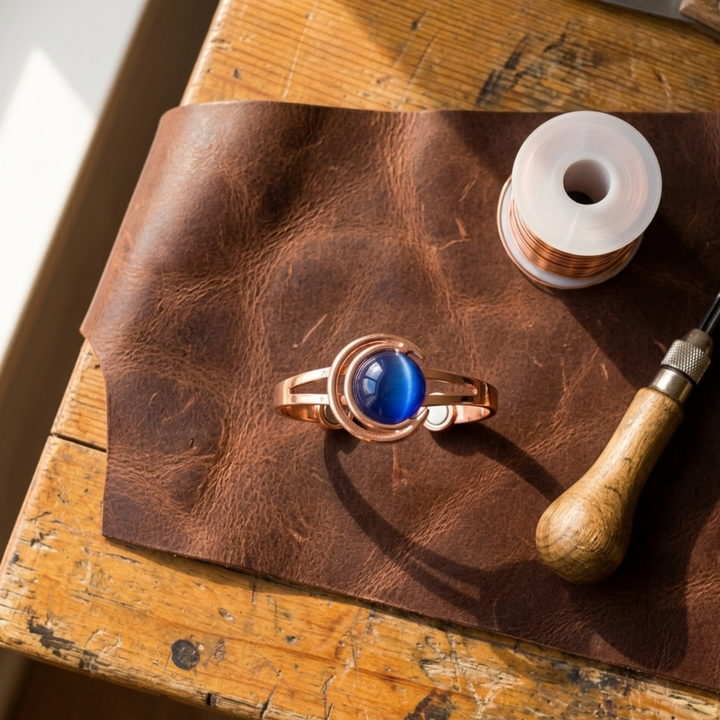 Patricia's Sphere Copper Bracelet