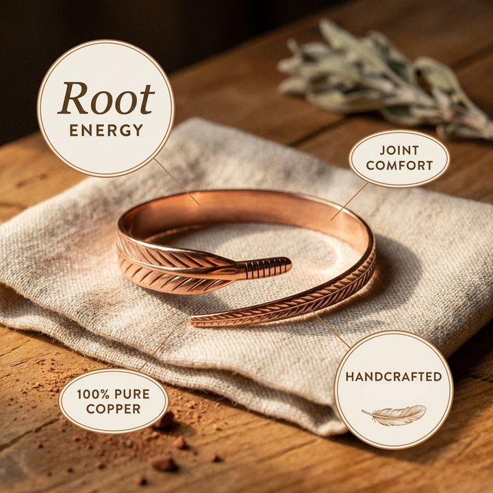Patricia's Root Copper Bracelet