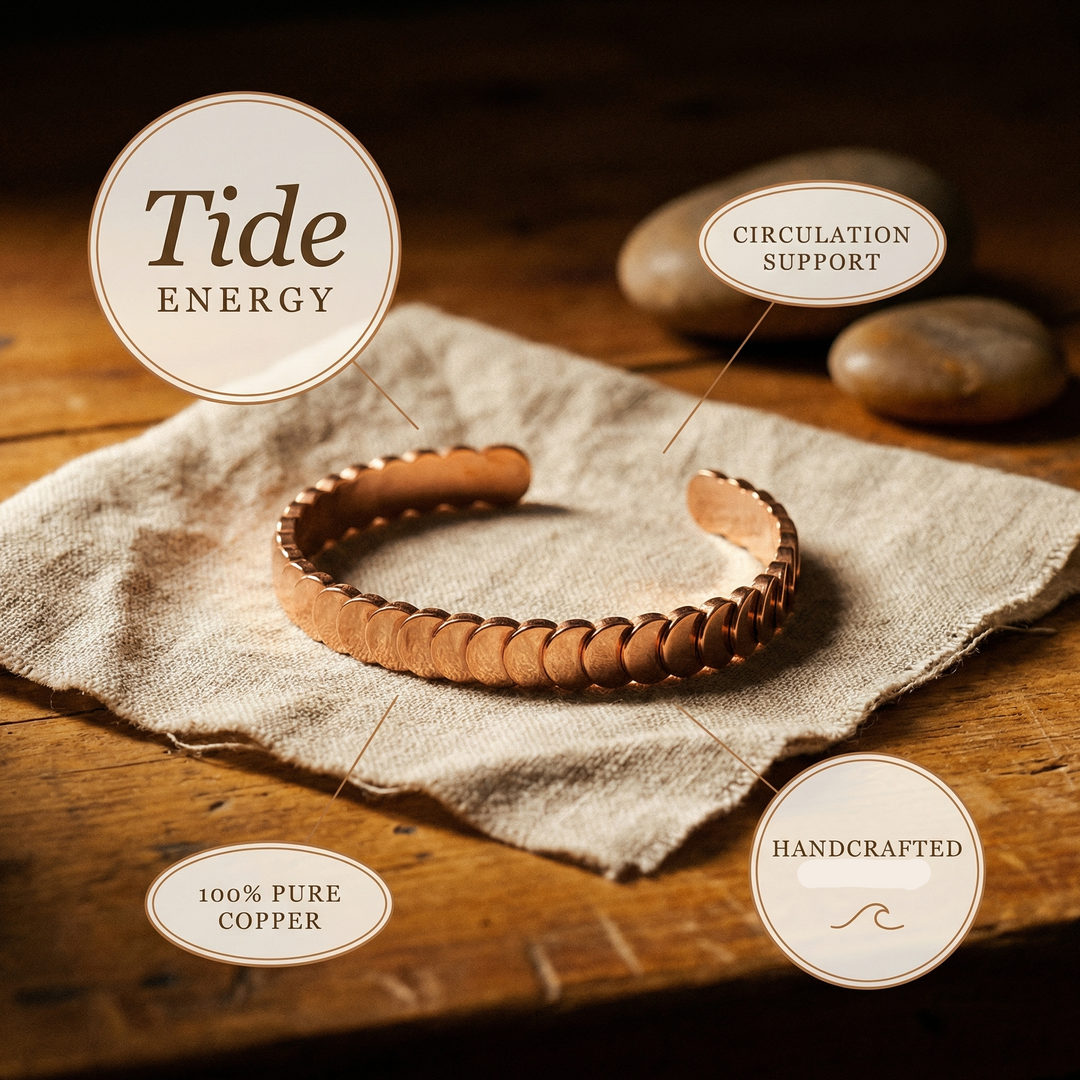 Patricia's Tide Copper Bracelet