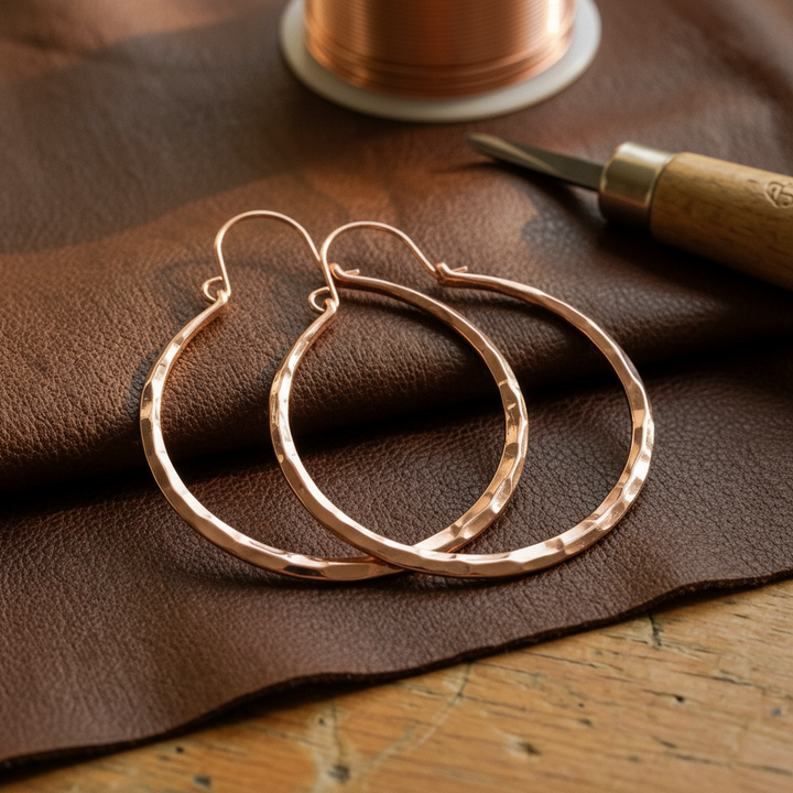 Patricia's Willow Copper Earrings
