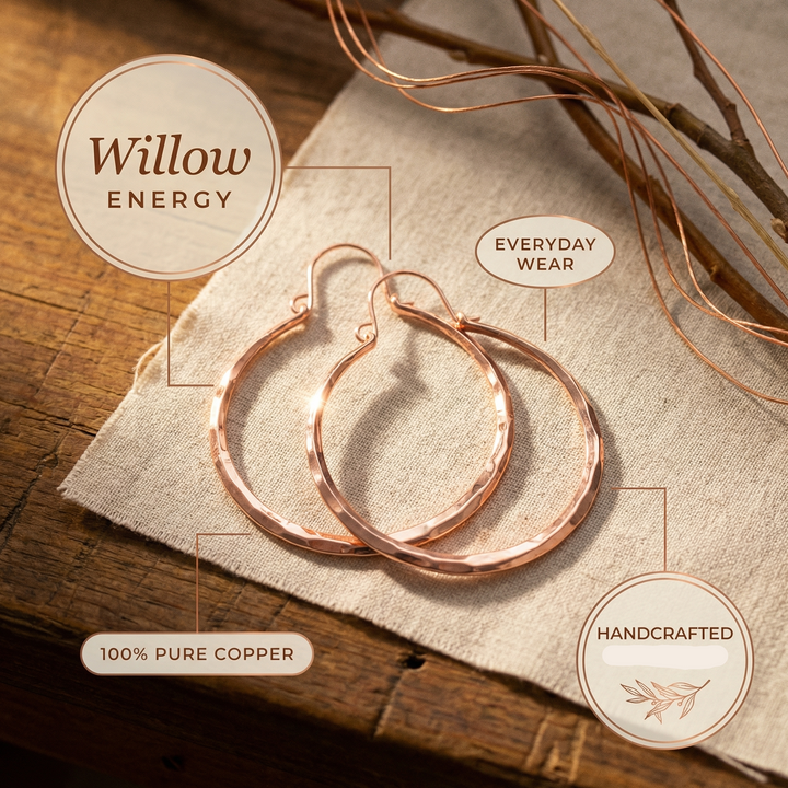 Patricia's Willow Copper Earrings