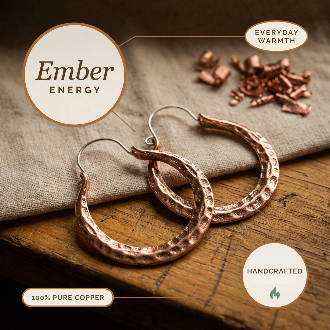 Patricia's Ember Copper Earrings