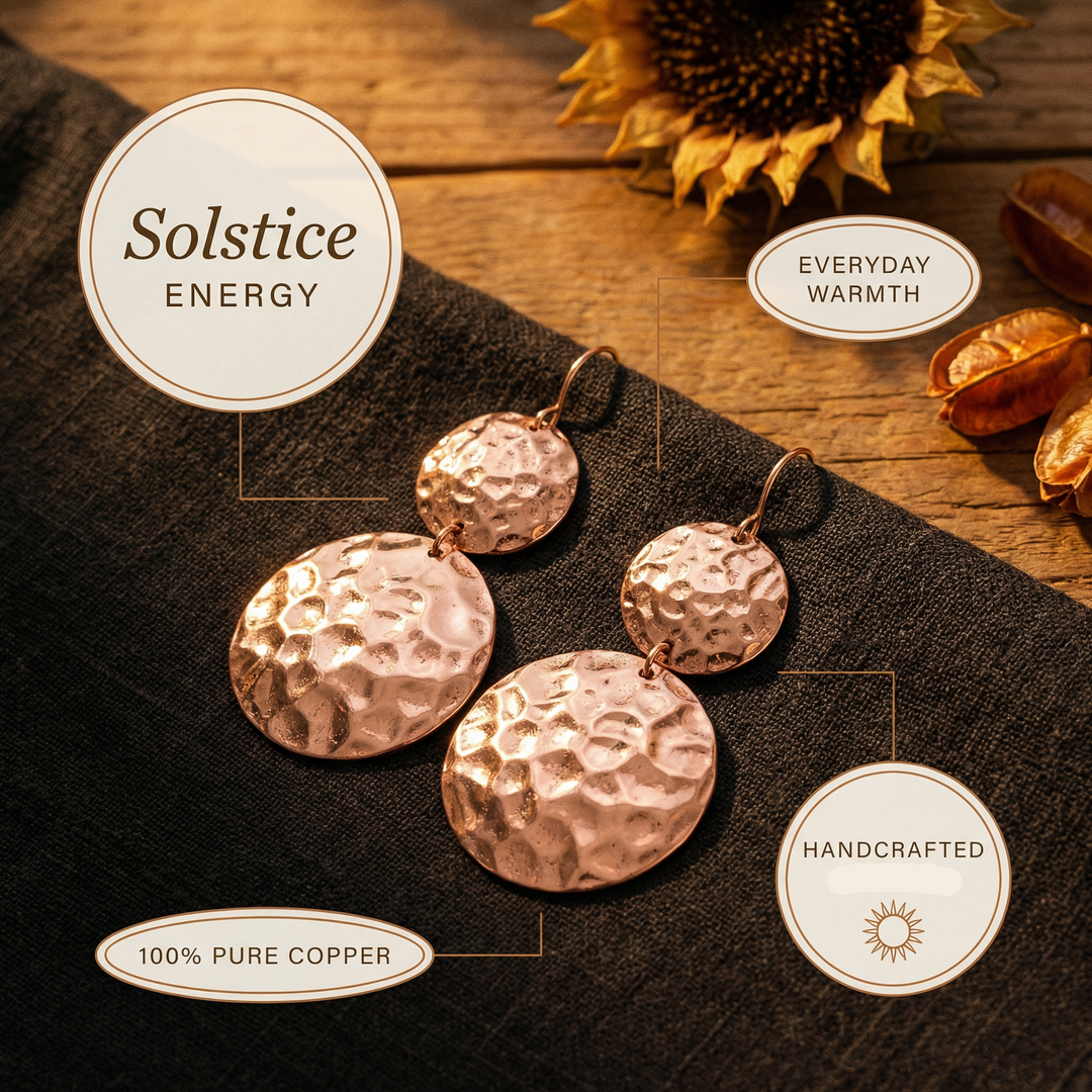 Patricia's Solstice Copper Earrings