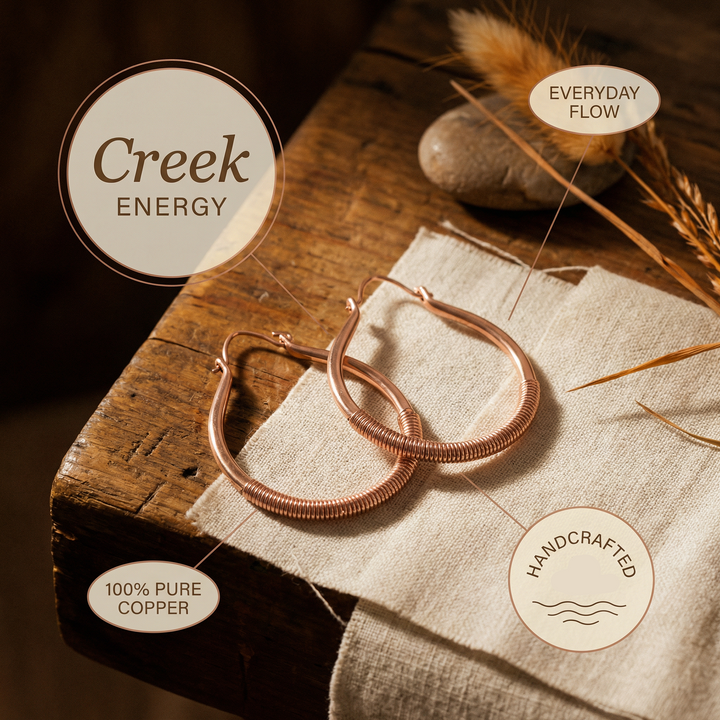Patricia's Creek Copper Earrings
