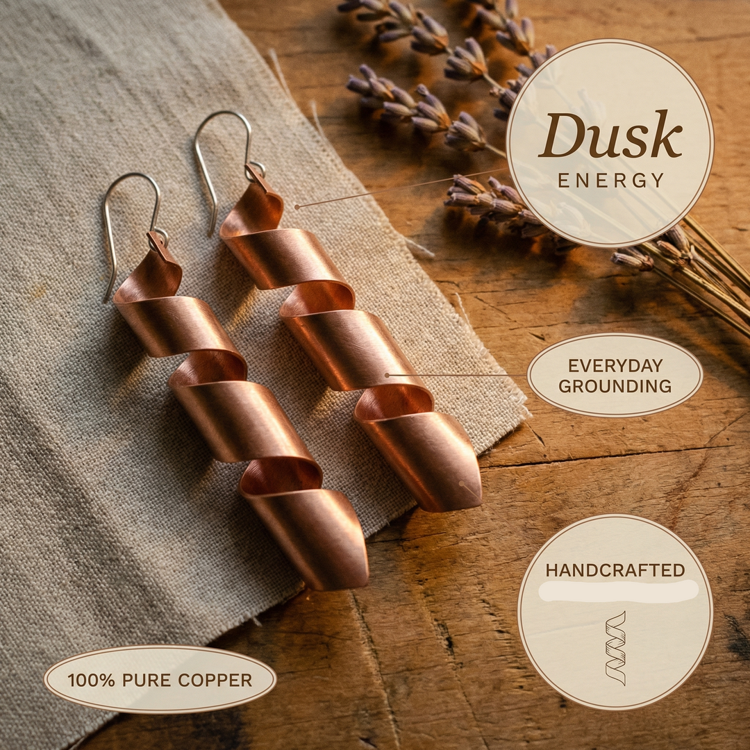 Patricia's Dusk Copper Earrings