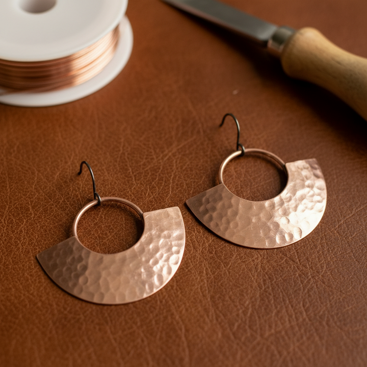 Patricia's Sol Copper Earrings
