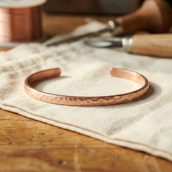 Patricia's Sand Copper Anklet