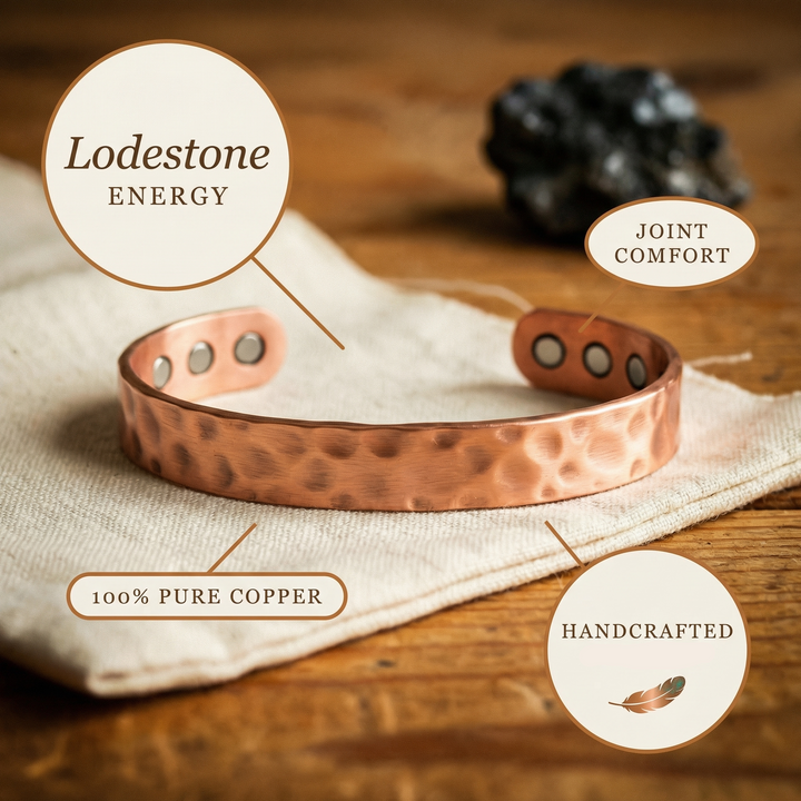 Patricia's Lodestone Copper Bracelet